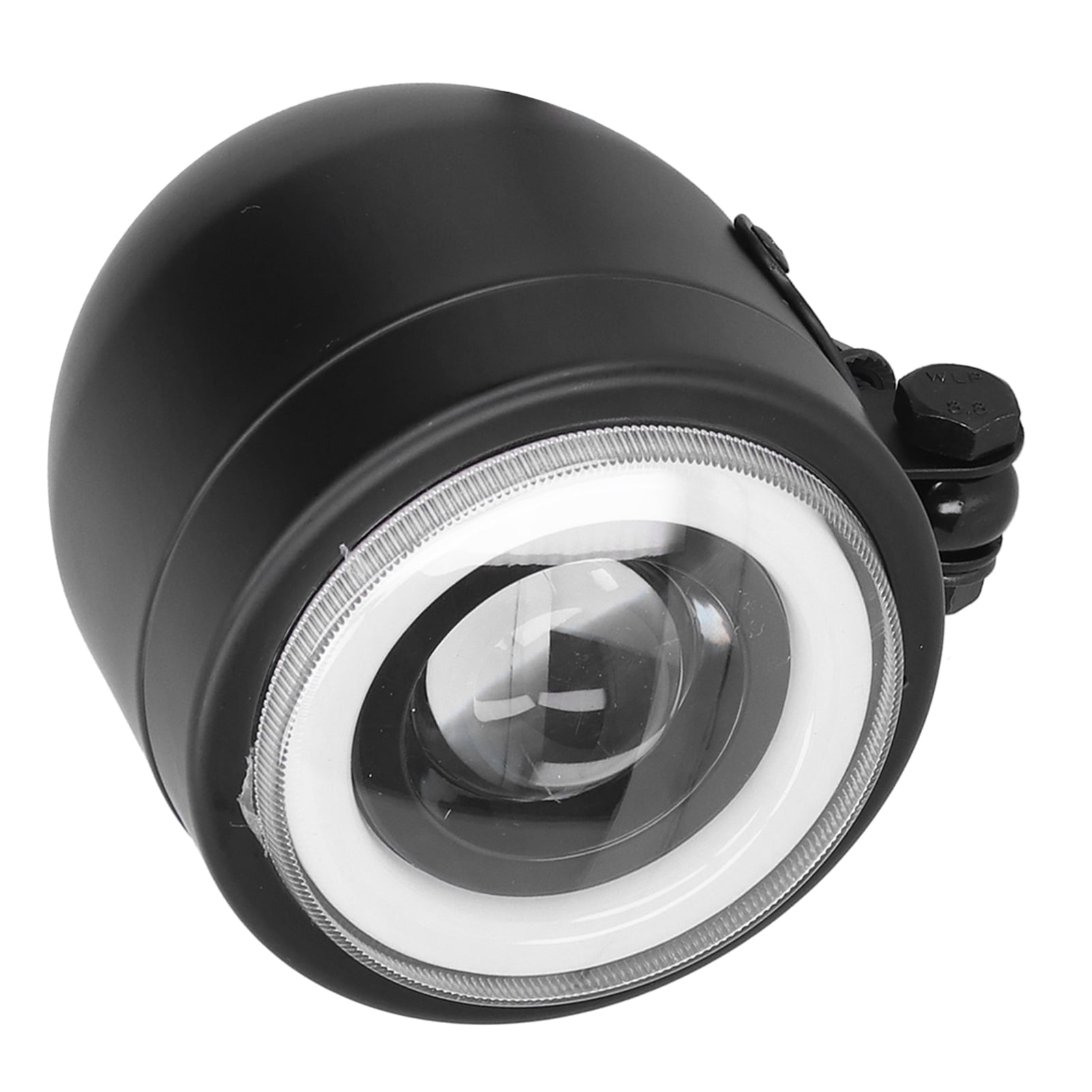 Phare Moto Rond Angel Eyes 6 Pouces LED - Universel Pour Cruiser, Chopper, Café Racer - 7