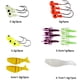thumbnail image 2 of Kit Señuelos Pesca 40 Uds. Cebo Artificial Colorido Anzuelos Con Cabeza Plantilla Regalos para Hombres, 2 of 9