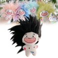 thumbnail image 2 of ​​LYINGF Cute Stuffed Plush Toy Keychain, Twelve Zodiac Keychain - Hilarious Hairstyle Design with Cute Appearance, Collectible Character Keychain with Personalization Features​​, 2 of 9