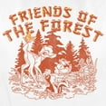 thumbnail image 2 of Women's Bambi Artistic Friends Of The Forest Graphic Tee White Medium, 2 of 4