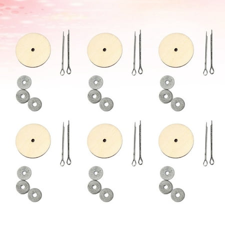 

20 Sets DIY Bear Doll Joint Bolt Flexible Teddy Bear Joint Accessories Rotatable DIY Wooden Joints Supplies Multifunctional DIY Doll Joints Accessory for DIY Doll Making Silver Size 20MM