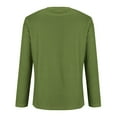 thumbnail image 5 of Holzkary Henley Long Sleeve Shirts for Women, Lightweight Long Sleeve Tops for Women Loose Fit Basic Pullover with Button Long Sleeve Tops 2025 Autumn Womens Neck T Shirts Shirts Uk Blackish Green L, 5 of 9