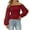 Red, variant on Aayomet Shirts For Women Trendy Women's Classic-Fit Long-Sleeve Crewneck T-Shirt,Beige S
