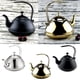 thumbnail image 2 of Toystoory Hervidor de té y café de acero inoxidable de 2 l cuello de cisne fino sobre café plateado Type2 NO2, 2 of 6