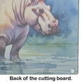 thumbnail image 5 of Hippopotamus Glass Cutting Board Large 12 in x 15 in, 5 of 5