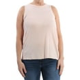 thumbnail image 3 of FREE PEOPLE Womens Pink Brushed Tank Top L, 3 of 4