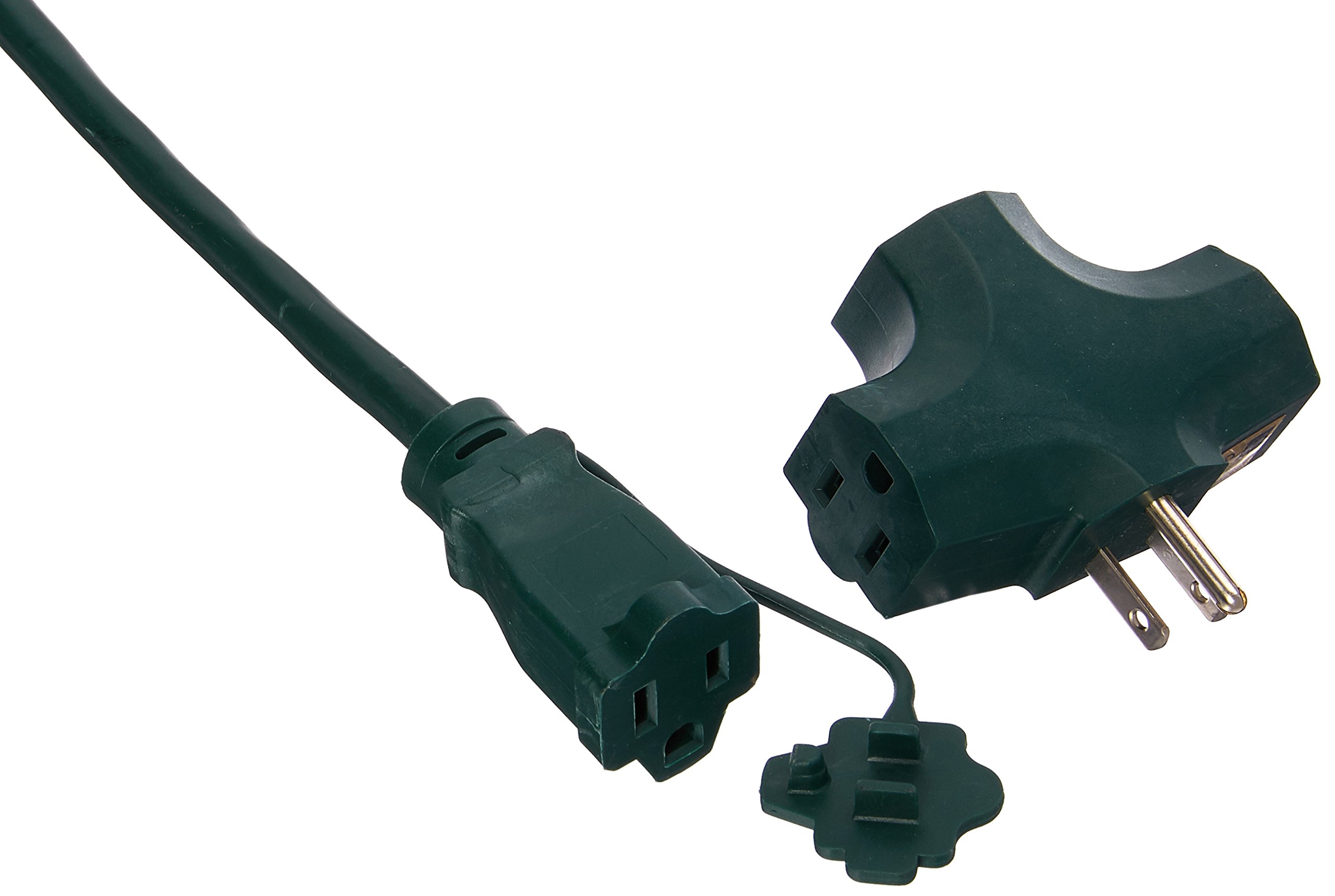 Sun Joe PJEXT25MOGRN 25' Indoor + Outdoor MultiOutlet Extension Cord