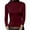 Wine, variant on Long Sleeve Tops, Women's Close Fitting Solid Color Round Neck Stand Up Collar Top Base Shirt T-shirt With Velvet Base Long Sleeved Round Neck Top/shirt, Fall Clothes