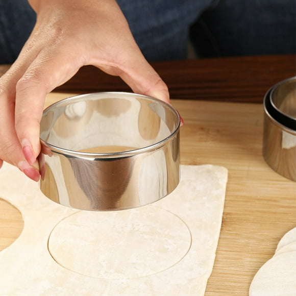 Fabricant de Dumplings 8 Pcs, Ensemble de Moules à Presser et Coupeur pour Wonton Chinois, Outils pour Peau de Gyoza
