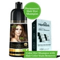 thumbnail image 6 of (2 pack) Herbishh Hair Color Shampoo For Gray Hair – Chestnut Brown Hair Dye Shampoo 3 In 1 | Ammonia-Free 500ml + Color Stain Remover | Hair Color Shampoo For Men & Women, 6 of 6