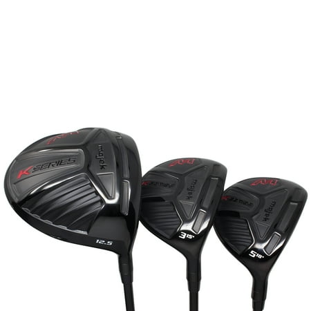 - Men's Majek K-Series High Launch 460cc 12.5° Driver and 3 5 Fairway Wood Set Golf Clubs, Right Handed Ultra Forgiving X Stiff Flex Graphite Shaft