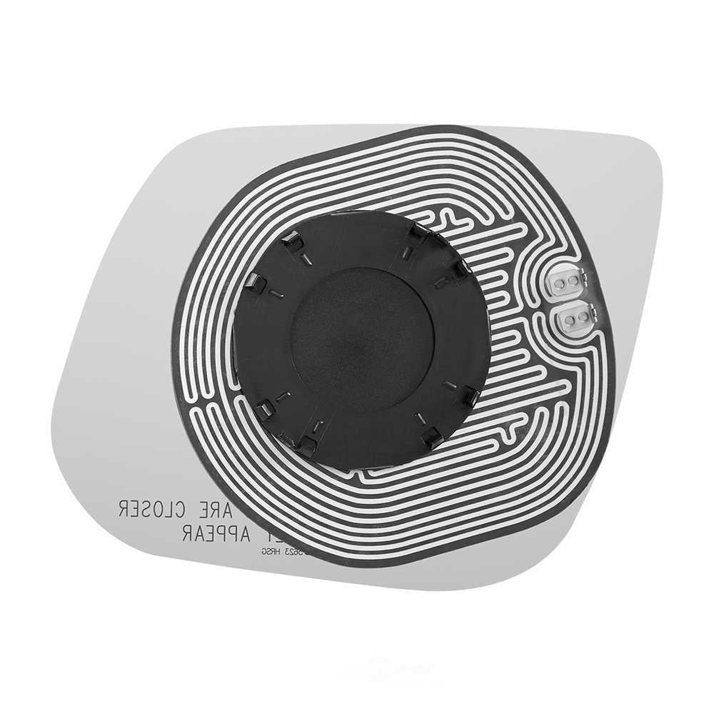 Burco Side View Mirror Replacement Glass with Motor Mount Plate - Clear Glass - 5623HRSG