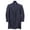 Navy Heather, variant on Adam Baker Boys 3/4 Length Winter Wool Coat with Notched Collar and Bib
