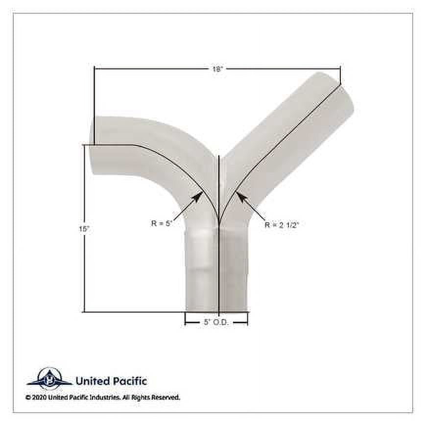 United Pacific KW9T-18028 Exhaust Y Pipe   For Kenworth, Oem No