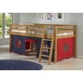 thumbnail image 4 of Alaterre Furniture Roxy Junior Loft - Cinnamon with Blue and Red Bottom Tent, 4 of 4