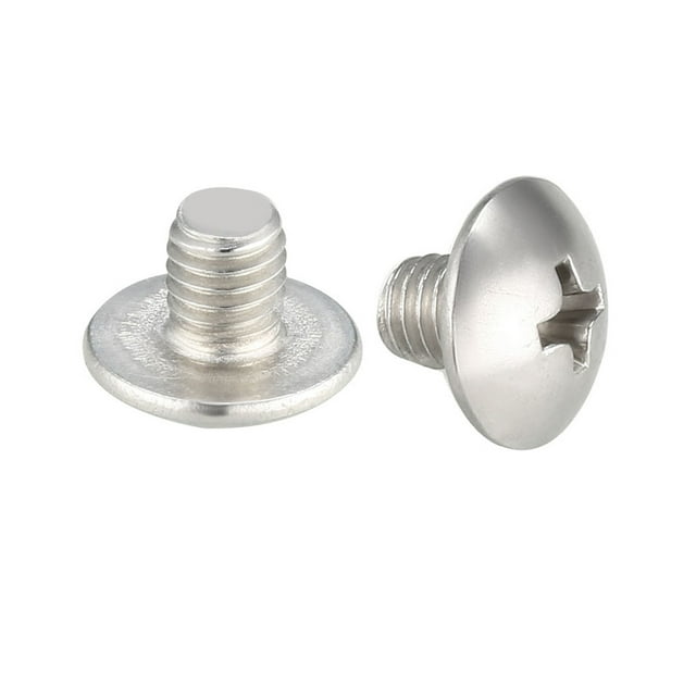 Unique Bargains Vis de Machine, Vis de Tête Phillips M5x6mm, Acier Inoxydable 304, Boulons de Fixation 50 Pcs