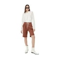 thumbnail image 7 of Women Elastic Waist Shorts Casual Solid Color Shorts Comfy Lightweight Shorts With Pockets Drawstring Pants for Women Women Casual Pants for Winter Petite Linen Pants for Women Casual Summer Womens, 7 of 7