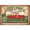 Cartel de pared de barra Vintage, cartel de fruta vegetal de granja de Metal con protección UV libre de óxido Tmvgtek Para estrenar