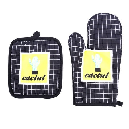 

2pcs/set Home Decoration Heat Insulation Mat Heat Resistant Kitchen Accessaries Pastry Tools Pot Holders Anti-Hot Mat Oven Mitts Microwave Gloves 04