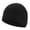 Black, variant on Yibooy Fleece Beanie Hat Fashion Fleece Sports Hat Thermal for Men Women (Black)