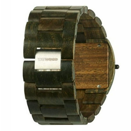 Wewood Men's Limited Edition Jupiter Army Dual Movement Wooden Watch