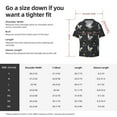 thumbnail image 5 of Goofa Cartoon Rooster Printed Men's Casual Short-sleeved Shirt,Lightweight Breathable Button-down,Summer Casual men's top,Versatile Fashion shirt-XX-Large, 5 of 7