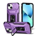 thumbnail image 1 of Funda para GANGXUN iPhone 13 Mini - Soporte metálico, Función magnética, Morado, 1 of 5