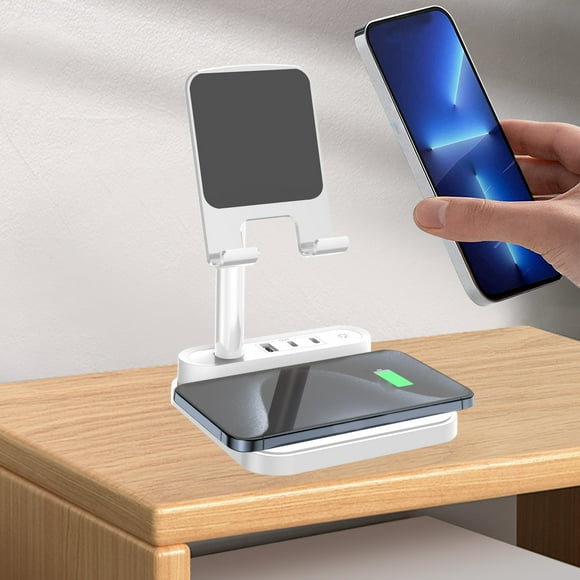 kkbbma Deals for Days Wireless Charger - 15W Wireless Charger With Night Light 360 Degree Rotating Folding Suitabled For Tablet Mobile Phone Holders