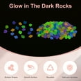 thumbnail image 2 of Uxcell 850-Pack Rocas Brillantes en la Oscuridad, 0.51" Decoraciones de Jardín de Resina Luminosa en Forma de Rombo [Multicolor], 2 of 6