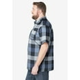 thumbnail image 3 of KingSize Men's Big & Tall Wrinkle-Resistant Short Sleeve Button Down, Printed, 3 of 5