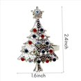 thumbnail image 2 of Juego de 24 Anillos para Servilletas de árbol de Navidad, para Bodas, Día de Acción de Gracias, Reuniones Familiares, Fiesta de Cumpleaños (Plata), 2 of 5