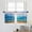 Ocean Waves Sea 1 Blue4, variant on Ocean Waves Blue Curtain Valance, 52x18 Inch, Kitchen, Bedroom, Bathroom, Home Office, Thermal Insulation, Rod Pocket