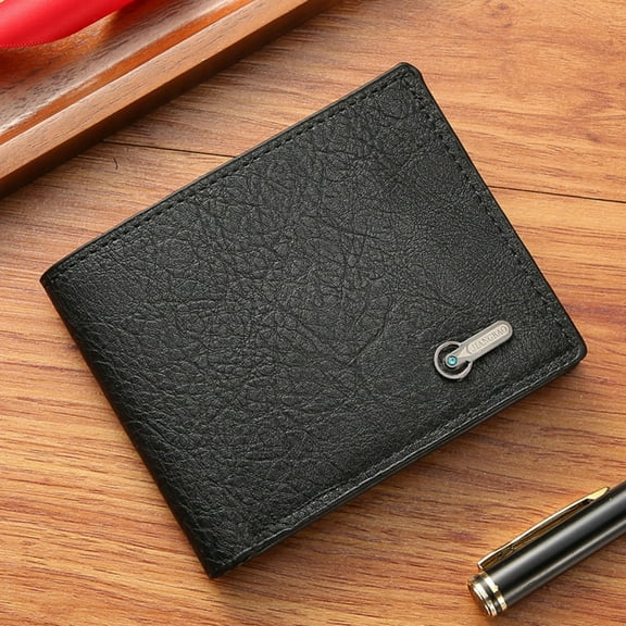 Kannior Wallet fo Men Leather Card Holder Slim Minimalist Wallet Front Pocket with Money Clip Multiple Card Slots for Everyday Use