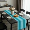 thumbnail image 4 of Turquoise Gradient Table Runner 13x108 Inch Abstract Texture Modern Simple Table Runner Non-Slip Dresser Scarves for Holiday Decorations, Party, Dinner and Gatherings, 1 Pack, 4 of 8