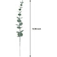 thumbnail image 2 of 12/24/48/60pcs Faux Eucalyptus Stems Flowers Artificial Eucalyptus Greenery Stem Fake Eucalyptus Leaves Branches Decoration for Wedding Home Office Centerpieces Vase Décor, 2 of 6