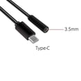 thumbnail image 2 of HLONK 12.5cm TYPE-C to 3.5mm Audio Extension Cable Headphone Adapter Connector for Android, 2 of 4