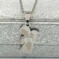 thumbnail image 5 of SPRING PARK Mom Daughter Stainless Steel Chain Necklace Silver Necklace Pendants Jewelry, 5 of 6