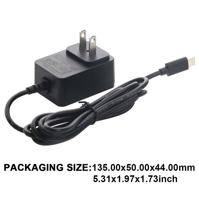 Adaptador de corriente CA portátil cargador de viaje de 15W cable para PS5 Portal/PS5/Switch/XBOX