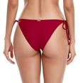thumbnail image 6 of RELLECIGA Women's High Cut Brazilian Tie Side Bikini Bottom, 6 of 6