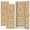 Color 2, variant on 2 Pcs School Locker Magnetic Wallpaper 12" x 36" Golden Polka Dot Seamless Cream Retro Celestial Reusable Removable Locker Accessories Back to School Supplies