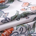 thumbnail image 6 of Yoodem Mens Shirts Men's T-shirts Men's Causal Long Sleeve Flower Printed Shirt Fit Slim Blouse Top Shirts for Men White 3XL, 6 of 7