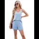 thumbnail image 3 of Conjunto Informal de Verano para Mujer, 2 Piezas, Azul , Talla XL, 3 of 10