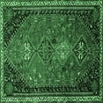 thumbnail image 1 of Ahgly Company Indoor Square Persian Emerald Green Traditional Area Rugs, 3' Square, 1 of 4