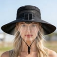 thumbnail image 6 of Hat with Fans Solar Power Fisherman Sun Hat Cooling Rechargeable Wide Brim Outdoor Fishing Cap 3 Speed for Men Adults by PALIFEUR, 6 of 10