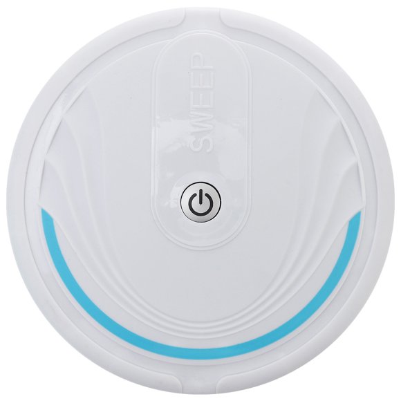 Simulation Floor Mopping Robot Kids Role Play Toy Rechargeable Artificial Floor Sweeper Toy Without Battery White (Battery Powered)