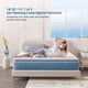 thumbnail image 2 of 12 Inch Queen Mattress,Hybrid Mattress in a Box, Gel Memory Foam Mattress,Pocket Coils Innerspring Mattress,Medium Firm Mattress My Lux Decor Round, 2 of 6