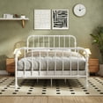 thumbnail image 2 of Furniture of America Wren Metal Bed, Full Size, White, 2 of 14