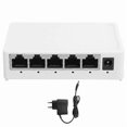 thumbnail image 1 of 5-Port Gigabit Ethernet Switch Network Adapter RJ45 10/100/1000 mbps EU Plug 100-240V, 1 of 5