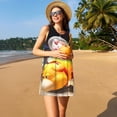 thumbnail image 3 of Lsque Pikmin Pattern Summer Dresses for Women – Sleeveless T-Shirt Swing Sundress, Perfect for the Beach and Casual Days, 3 of 6