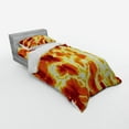thumbnail image 2 of Ambesonne Orange Bedding Set 3 Pcs, Hot Warm Colored Lava Form, Twin, Orange and Yellow, 2 of 2